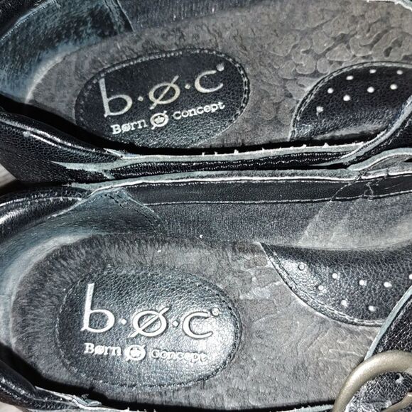 B.O.C. black Mary Jane style shoes Sz EU 38. US 7 - Picture 6 of 7